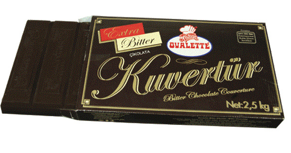 OVALETTE KUVERTÜR EXTRA BİTTER 2,5 KG.